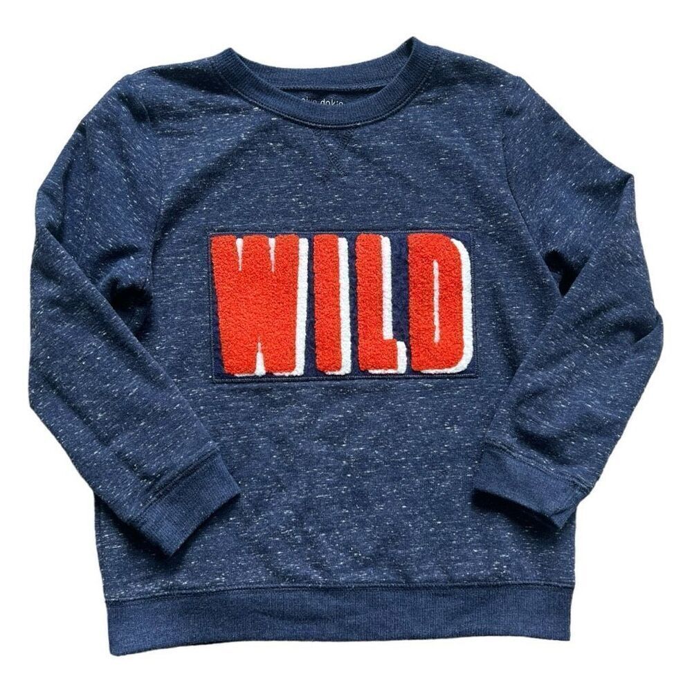 Toddler Boys Okie Dokie Wild Heathered Graphic Pullover Sweatshirt - Sz 5T